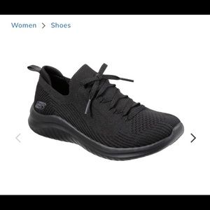 Women’s Skechers Ultra Flex 2.0 - Flash Illusion. Color black.